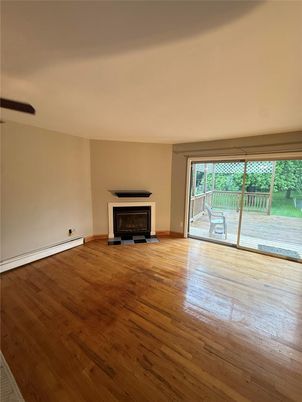 Empty room, Fireplace, Interior, Wood Texture Flooring