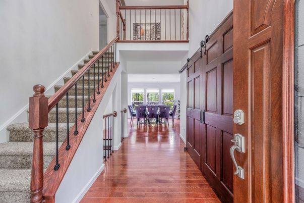 Dining room, Interior, Wood Texture Flooring