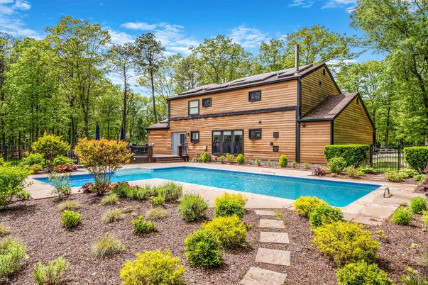 Exterior, Pool, Solar Panels