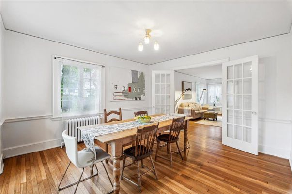 Dining room, Interior, Wood Texture Flooring