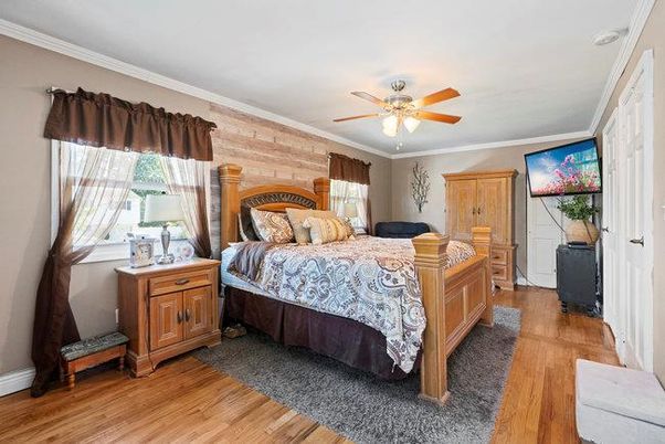 Bedroom, Interior, Wood Texture Flooring