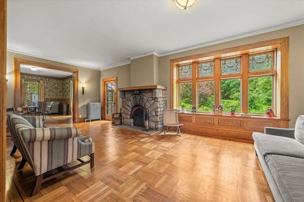 Fireplace, Interior, Living room, Wood Texture Flooring
