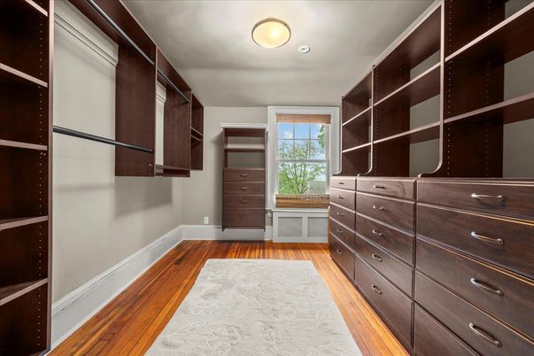 Interior, Recessed Lighting, Walk-in Closets, Wood Texture Flooring