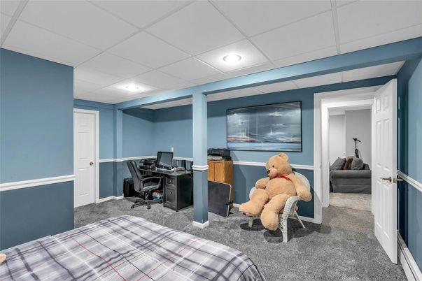 Bedroom, Home Office, Interior, Recessed Lighting