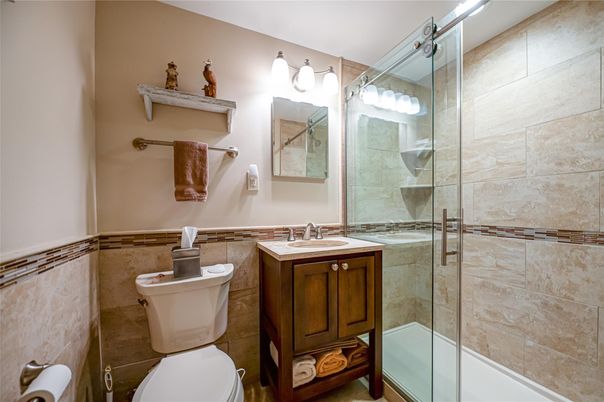Bathroom, Glass Shower, Interior