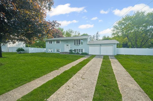 Attached, Backyard, Exterior, Facade, Raised Ranch