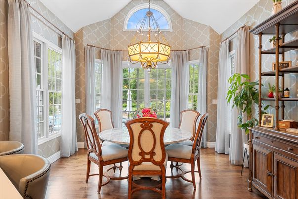 Dining room, Interior, Wood Texture Flooring
