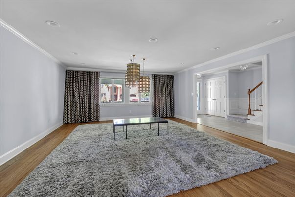 Chandelier, Interior, Recessed Lighting, Wood Texture Flooring