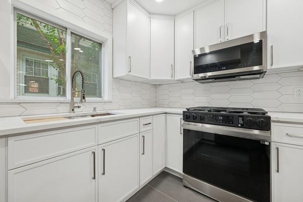 Interior, Kitchen, Recessed Lighting, Stainless Steel Appliances