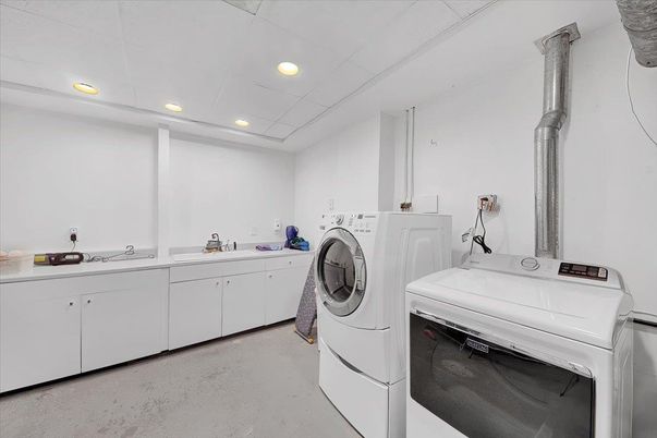 Interior, Recessed Lighting, Washer