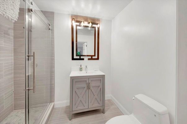 Bathroom, Glass Shower, Interior