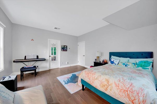 Bedroom, Interior, Wood Texture Flooring
