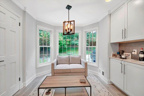 Interior, Pendant Lights, Recessed Lighting, Wood Texture Flooring