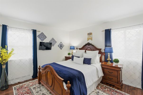Bedroom, Interior, Wood Texture Flooring