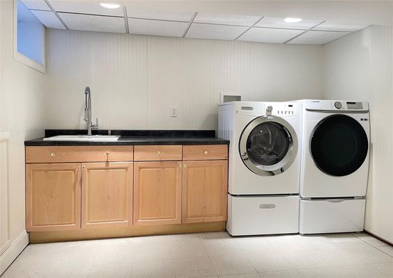 Interior, Recessed Lighting, Washer