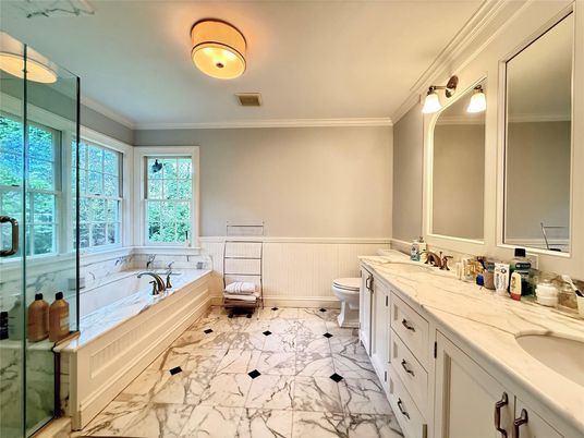 Bathroom, Dual Sink Vanities, Interior, Marble