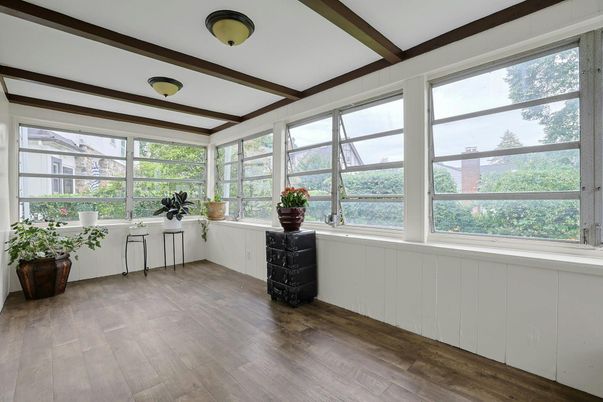 Interior, Sun Room, Wooden Beams, Wood Texture Flooring