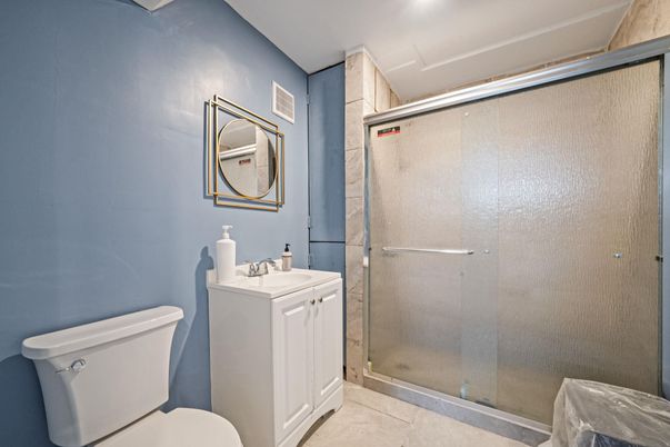 Bathroom, Glass Shower, Interior