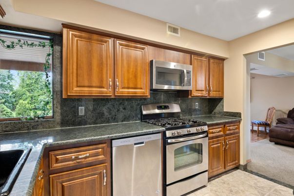 Interior, Kitchen, Recessed Lighting, Stainless Steel Appliances
