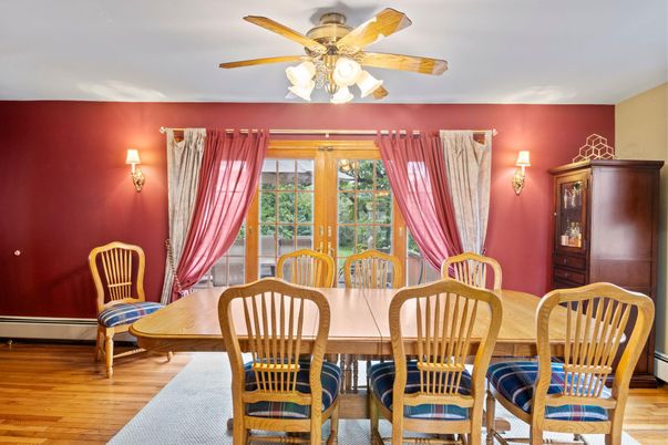 Dining room, Interior, Wood Texture Flooring