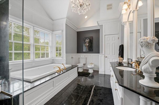 Bathroom, Dual Sink Vanities, Interior, Marble