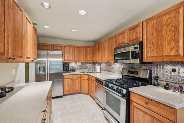 Interior, Kitchen, Recessed Lighting, Stainless Steel Appliances