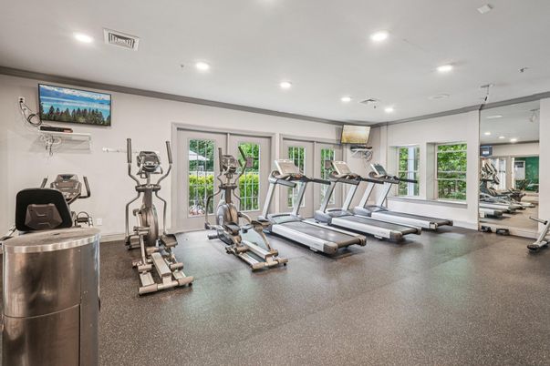 Fitness Equipment, Gym, Interior, Recessed Lighting