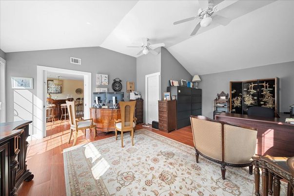 Home Office, Interior, Wood Texture Flooring