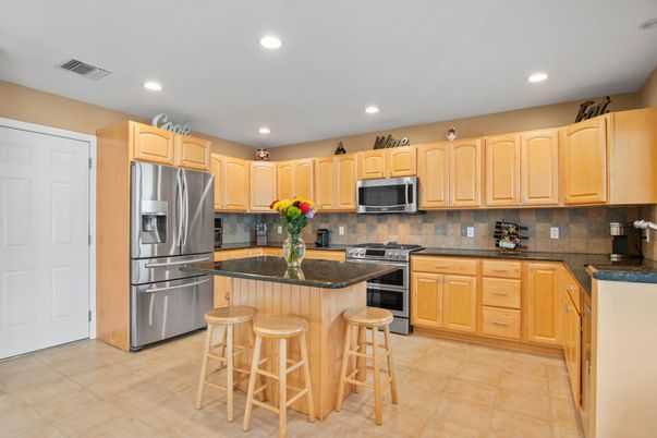 Interior, Kitchen, Recessed Lighting, Stainless Steel Appliances