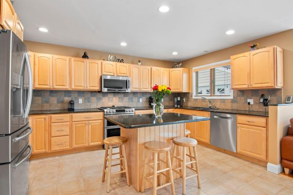 Interior, Kitchen, Recessed Lighting, Stainless Steel Appliances