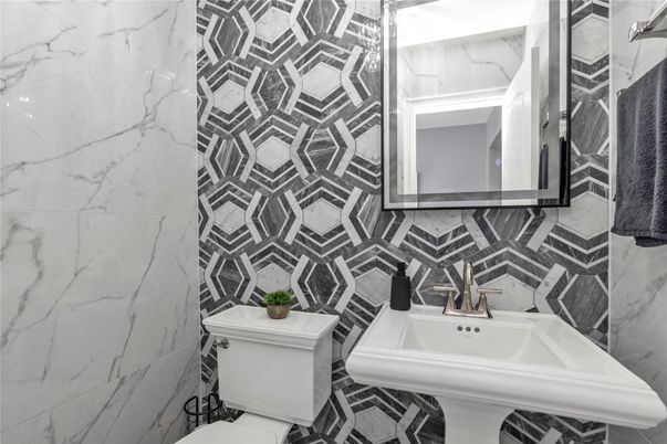 Bathroom, Interior, Marble Walls