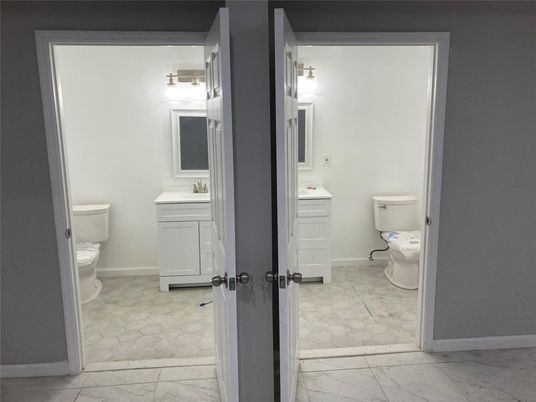 Bathroom, Dual Sink Vanities, Interior, Marble