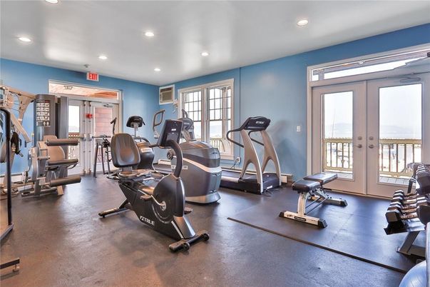 Fitness Equipment, Interior, Recessed Lighting