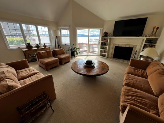 Dining room, Fireplace, Interior, Living room, Water