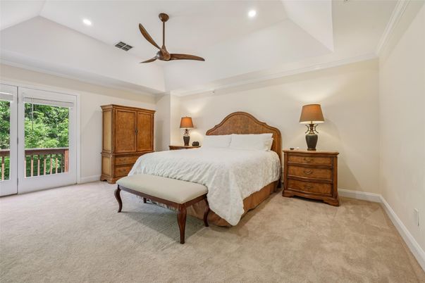 Bedroom, Interior, Recessed Lighting