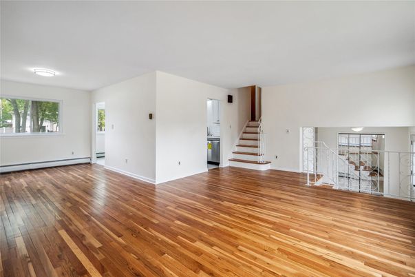 Empty room, Interior, Wood Texture Flooring