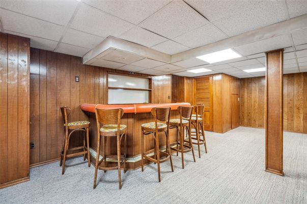 Interior, Recessed Lighting, Wooden Walls