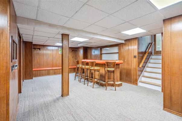 Interior, Recessed Lighting, Wooden Walls