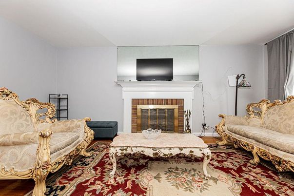 Fireplace, Interior, Wood Texture Flooring