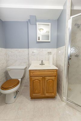 Bathroom, Glass Shower, Interior, Marble Walls