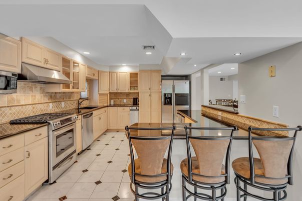 Interior, Kitchen, Recessed Lighting, Stainless Steel Appliances