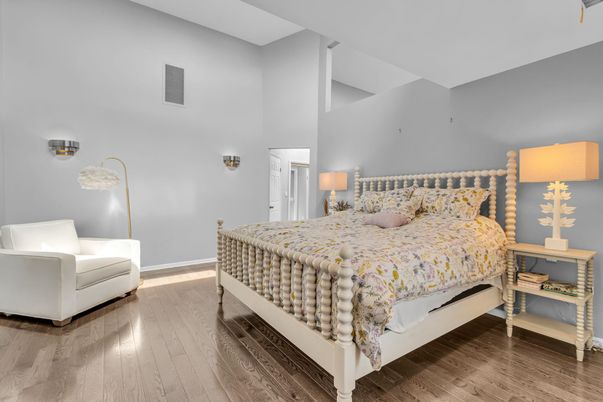 Bedroom, Interior, Wood Texture Flooring