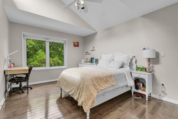 Bedroom, Interior, Wood Texture Flooring