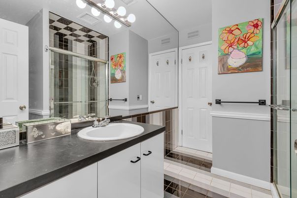 Bathroom, Glass Shower, Interior