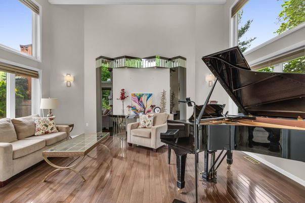 Interior, Living room, Piano, Wood Texture Flooring