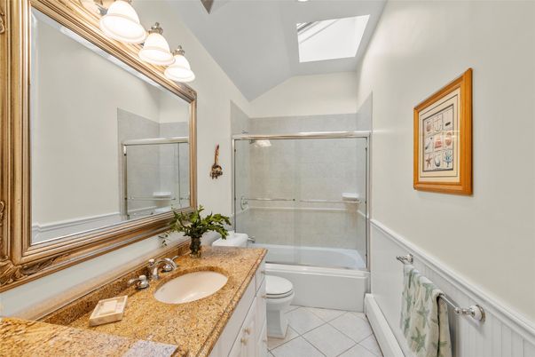 Bathroom, Dual Sink Vanities, Glass Shower, Interior