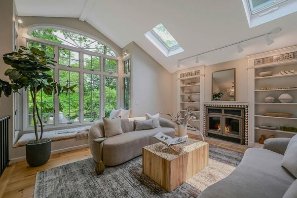 Fireplace, Interior, Living room, Wood Texture Flooring