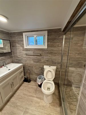 Bathroom, Glass Shower, Interior