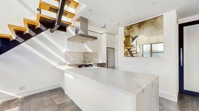 Interior, Kitchen, Recessed Lighting, Stainless Steel Appliances