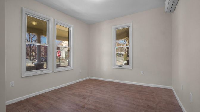 Empty room, Interior, Wood Texture Flooring
